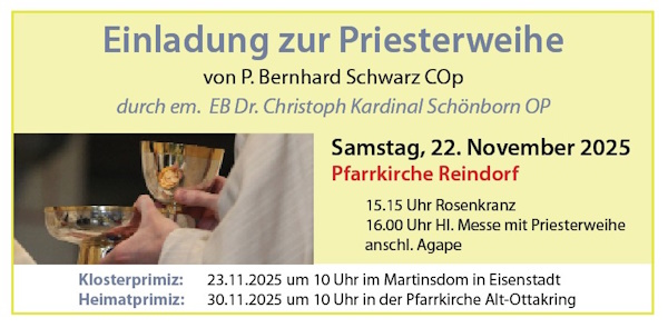 Priesterweihe P. Bernhard